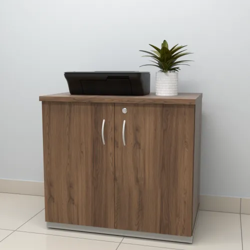 ARMÁRIO BAIXO FECHADO COM 2 PORTAS